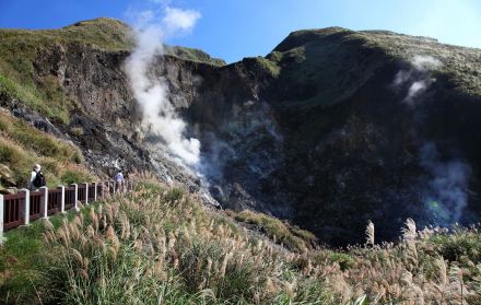 台湾北部的大屯火山群是中国六大火山群之一